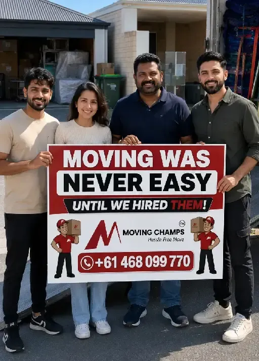 Welcome to Moving Champs Australia -Your Trusted Moving and Packing Partner